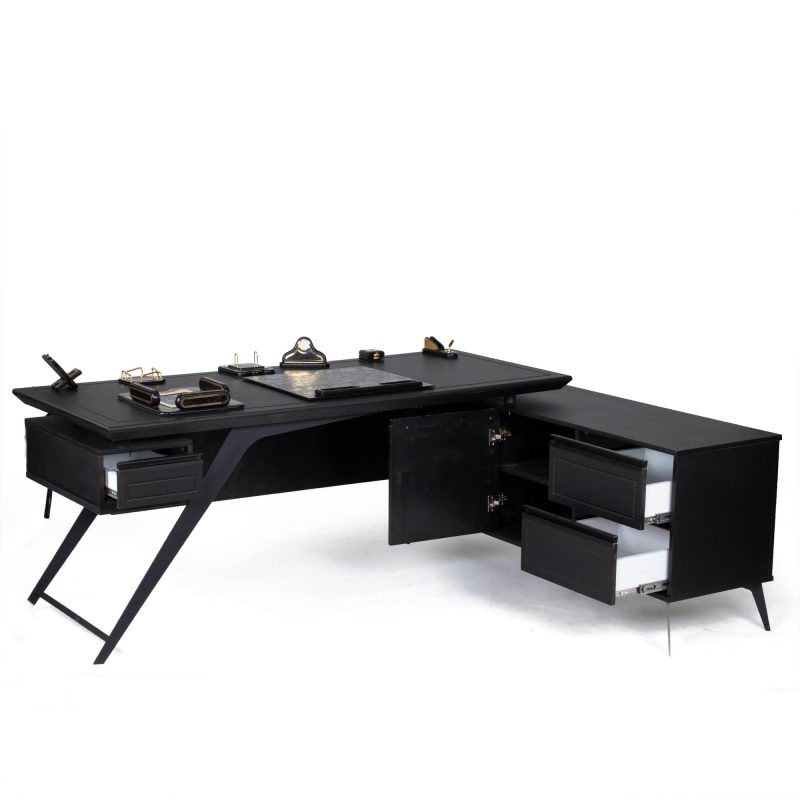 میز اداری مدیریت کد 600 M-KZH - Image 3