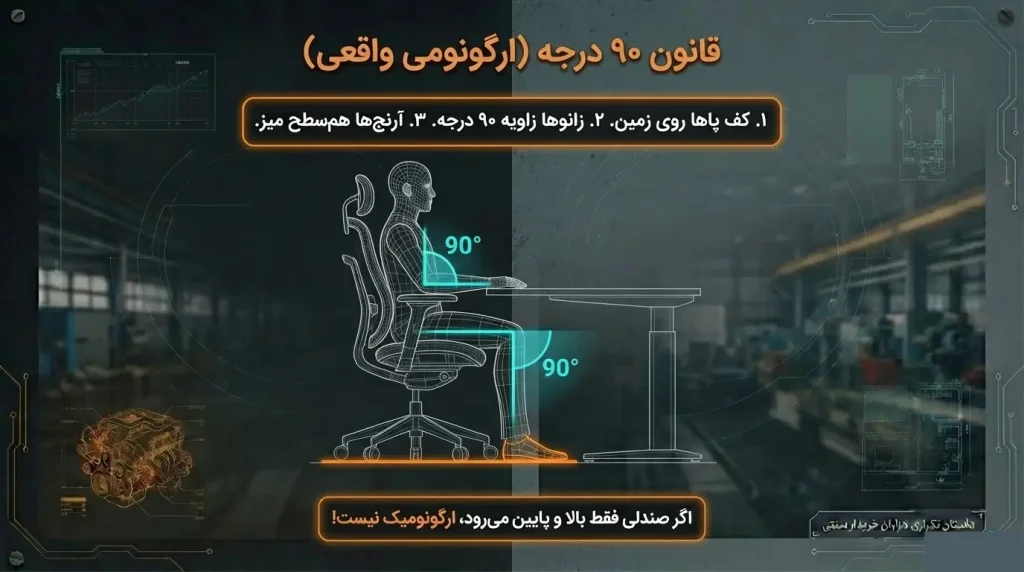 خرید صندلی اداری ارگونومیک