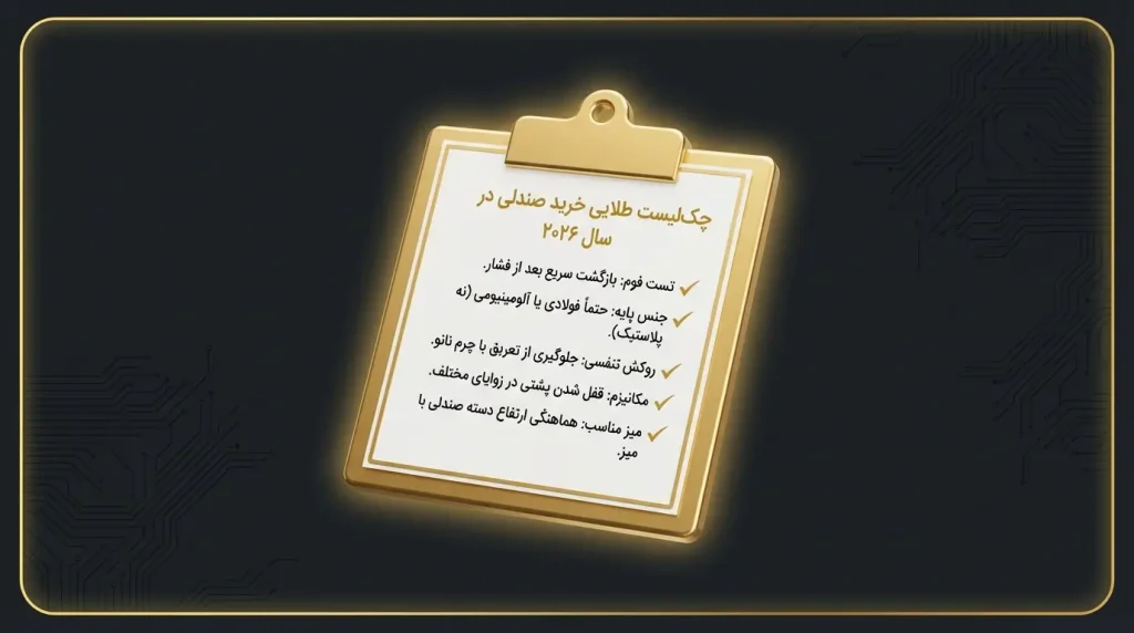 چک لیست خرید صندلی گیمینگ ایرانی و خارجی