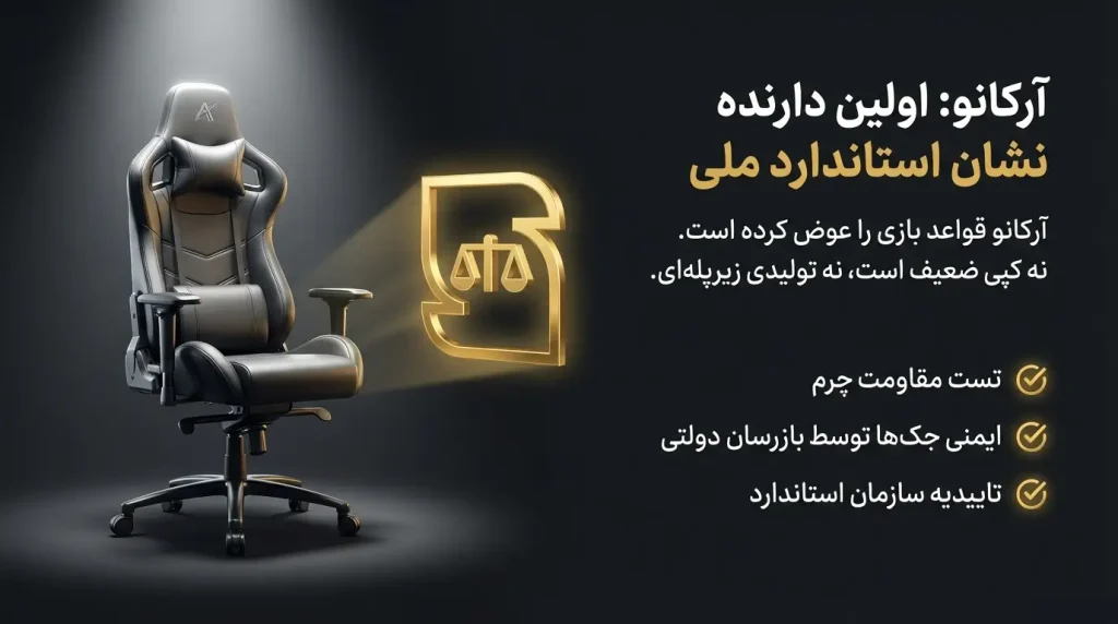 صندلی گیمینگ استاندارد